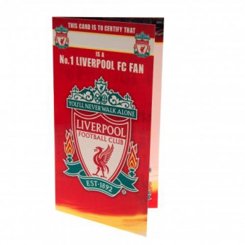FC Liverpool rođendanska čestitka Birthday Card No 1 Fan