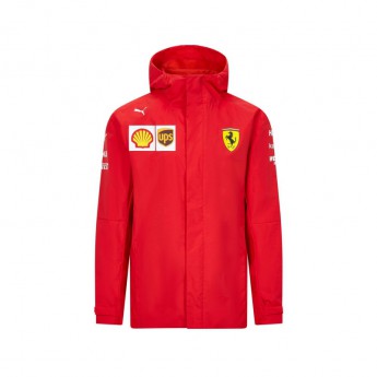 Ferrari muška jakna s kapuljačom rain red F1 Team 2020