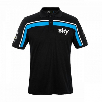 Valentino Rossi muška polo majica black Sky VR46 Racing Team