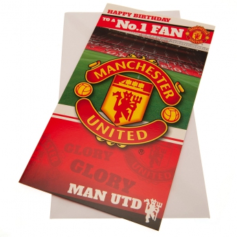 Manchester United čestitke Birthday Card No 1 Fan