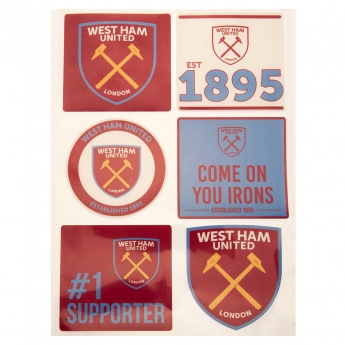 West Ham United naljepnice Car Decal Set