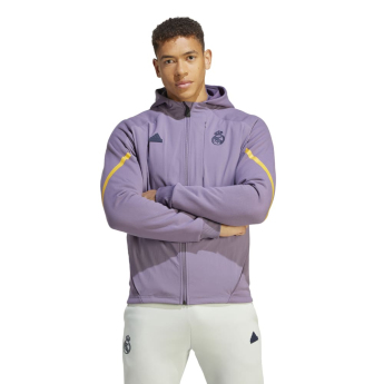 Real Madrid muška majica s kapuljačom Gameday violet