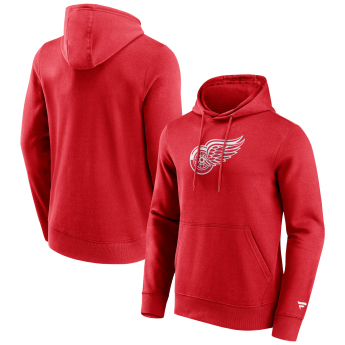 Detroit Red Wings muška majica s kapuljačom Primary Logo Graphic Hoodie Athletic Red