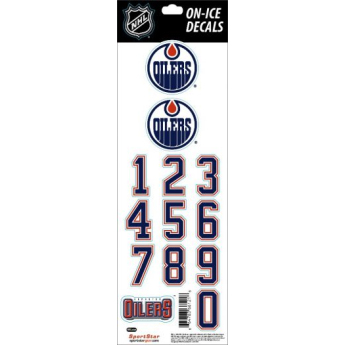Edmonton Oilers naljepnice hockey helmet Decals