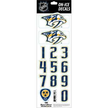Nashville Predators naljepnice za kacigu Decals