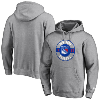 New York Rangers muška majica s kapuljačom Iconic Circle Start Graphic