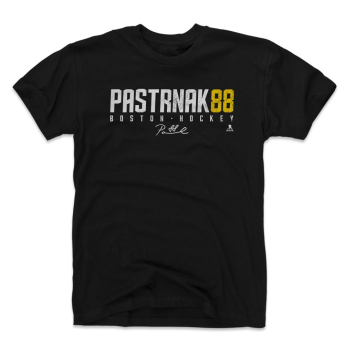 Boston Bruins muška majica David Pastrnak #88 WHT 500 Level black