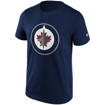 Winnipeg Jets muška majica Primary Logo Graphic navy