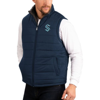 Seattle Kraken Muški prsluk Power Hitter Reversible Vest