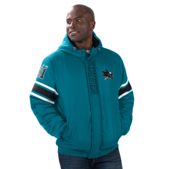 San Jose Sharks muška jakna s kapuljačom Tight End Winter Jacket