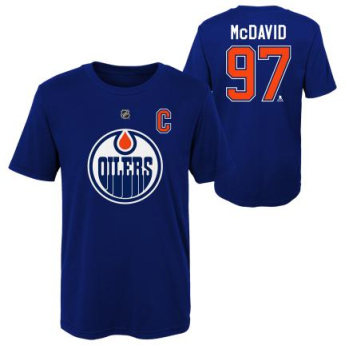 Edmonton Oilers dječja majica Connor McDavid Captains Name and Number navy