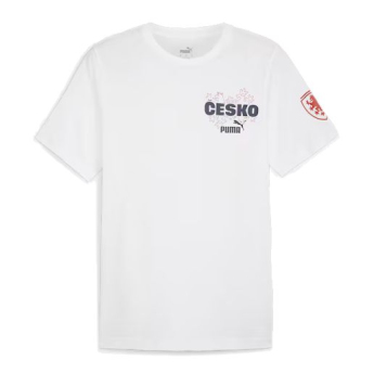 Nogometne reprezentacije muška majica Czech republic Ftblicons Tee white