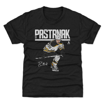 Boston Bruins dječja majica David Pastrnak #88 Hyper WHT 500 Level black