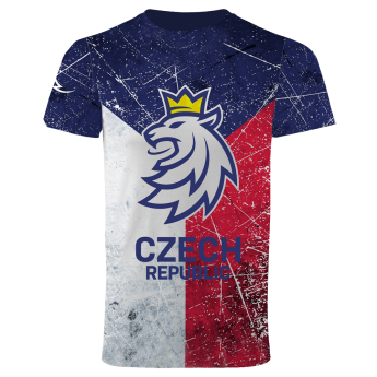 Hokejaške reprezentacije muška majica Czech Ice Hockey sub logo lion