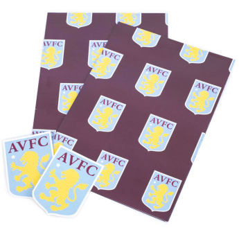 Aston Villa papir za pakiranje Text