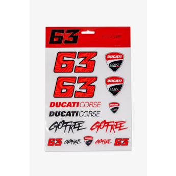 Francesco Bagnaia velike naljepnice Ducati