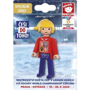 Hokejaške reprezentacije figurica woman ms hockey fan red