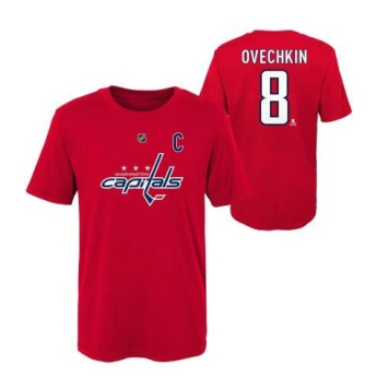 Washington Capitals dječja majica Alexandr Ovechkin #8 Flat Captains N&N Ctn Tee