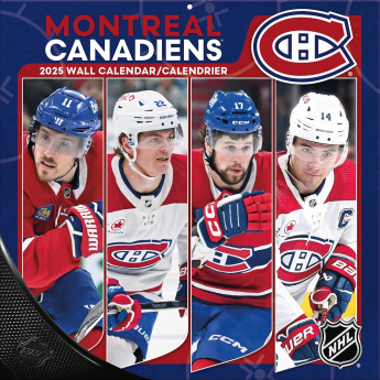 Montreal Canadiens kalendar 2025 Wall Calendar