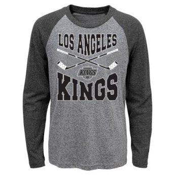 Los Angeles Kings dječja majica dugih rukava Cross Stick Ls Triblend Raglan