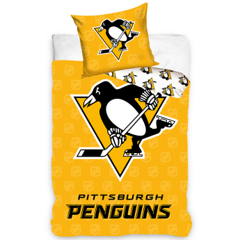 Pittsburgh Penguins posteljina za jedan krevet Shield 2