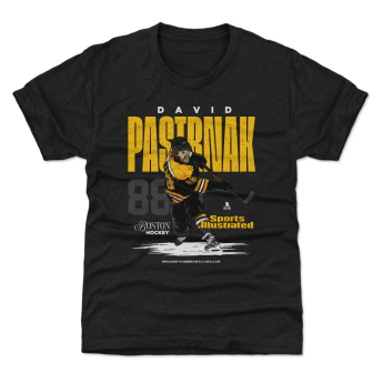 Boston Bruins dječja majica David Pastrnak #88 Sports Illustrated WHT 500 Level