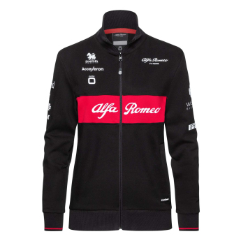 Alfa Romeo Racing ženska majica official zip black F1 Team 2023