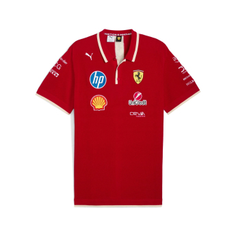 Ferrari muška polo majica China GP official Teamline Replica F1 Team 2025