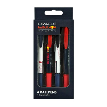 Red Bull Racing set kemijskih olovki 4 pcs Max Verstappen F1 Team 2025