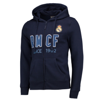Real Madrid muška majica s kapuljačom zip Since 1902 No2 black