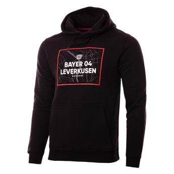 Bayer 04 Leverkusen muška majica s kapuljačom City Map
