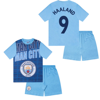Manchester City dječja pidžama Text Haaland