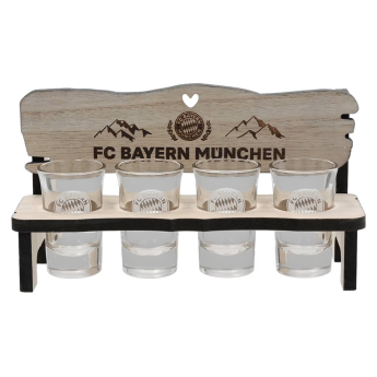 Bayern München čašica za rakiju stand with motifs 4 pack