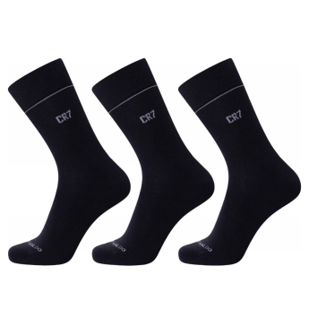 Cristiano Ronaldo čarape 3pack CR7 black