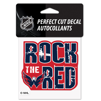 Washington Capitals naljepnica Perfect Cut Decal SLOGAN
