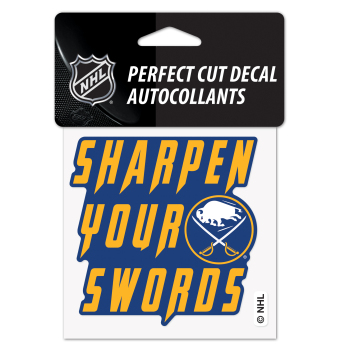 Buffalo Sabres naljepnica Perfect Cut Decal SLOGAN