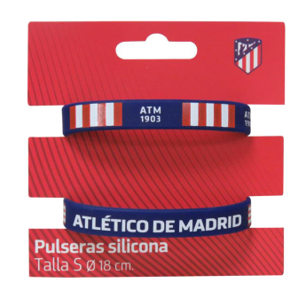 Atletico Madrid dječja silikonska narukvica 2pack