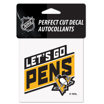 Pittsburgh Penguins naljepnica Perfect Cut Decal SLOGAN