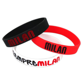AC Milan gumena narukvica 3pack Silicone