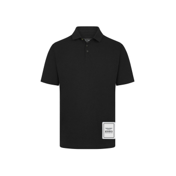 Aston Martin muška polo majica Logo black F1 Team 2024
