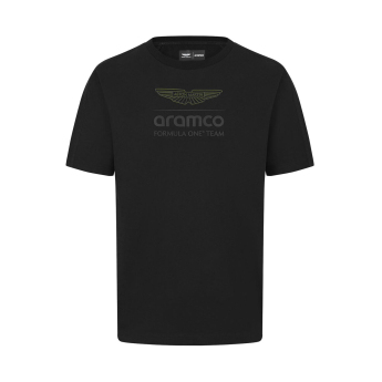 Aston Martin muška majica Logo Stealth black F1 team 2024