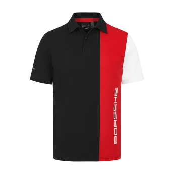 Porsche Motorsport muška polo majica Stripe black/red/white F1 Team 2024