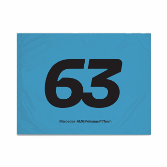 Mercedes AMG Petronas zastava George Russell blue F1 Team 2024