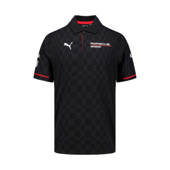 Porsche Motorsport muška polo majica official Teamline Replica black 2025