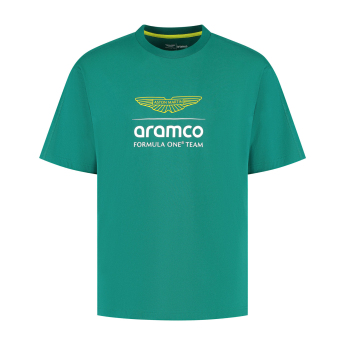 Aston Martin muška majica Large Logo green F1 Team 2025