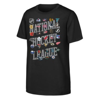 NHL proizvodi dječja majica All Teams Ss black