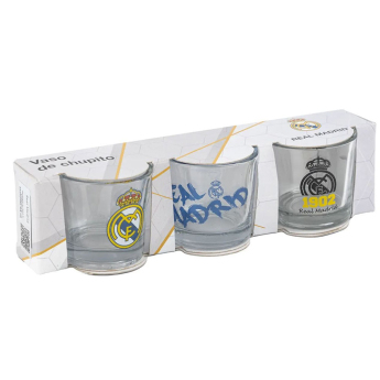 Real Madrid set od 3 čašice za rakiju Club Logo Collection