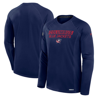 Columbus Blue Jackets muška majica dugih rukava Authentic Pro Rink Tech navy