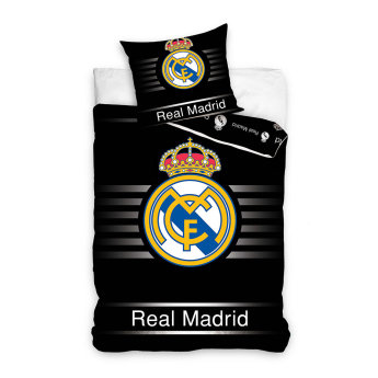 Real Madrid posteljina za jedan krevet Dark
