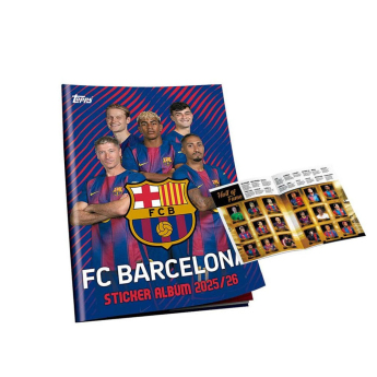 FC Barcelona set naljepnica complete with album 2025/26